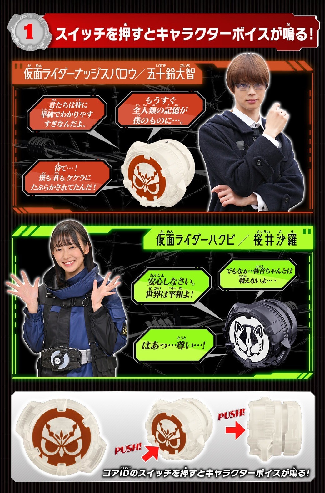 Masked Rider Geats - DX Kamen Rider Sound Core ID Set 04 by Premium Bandai (Limited)