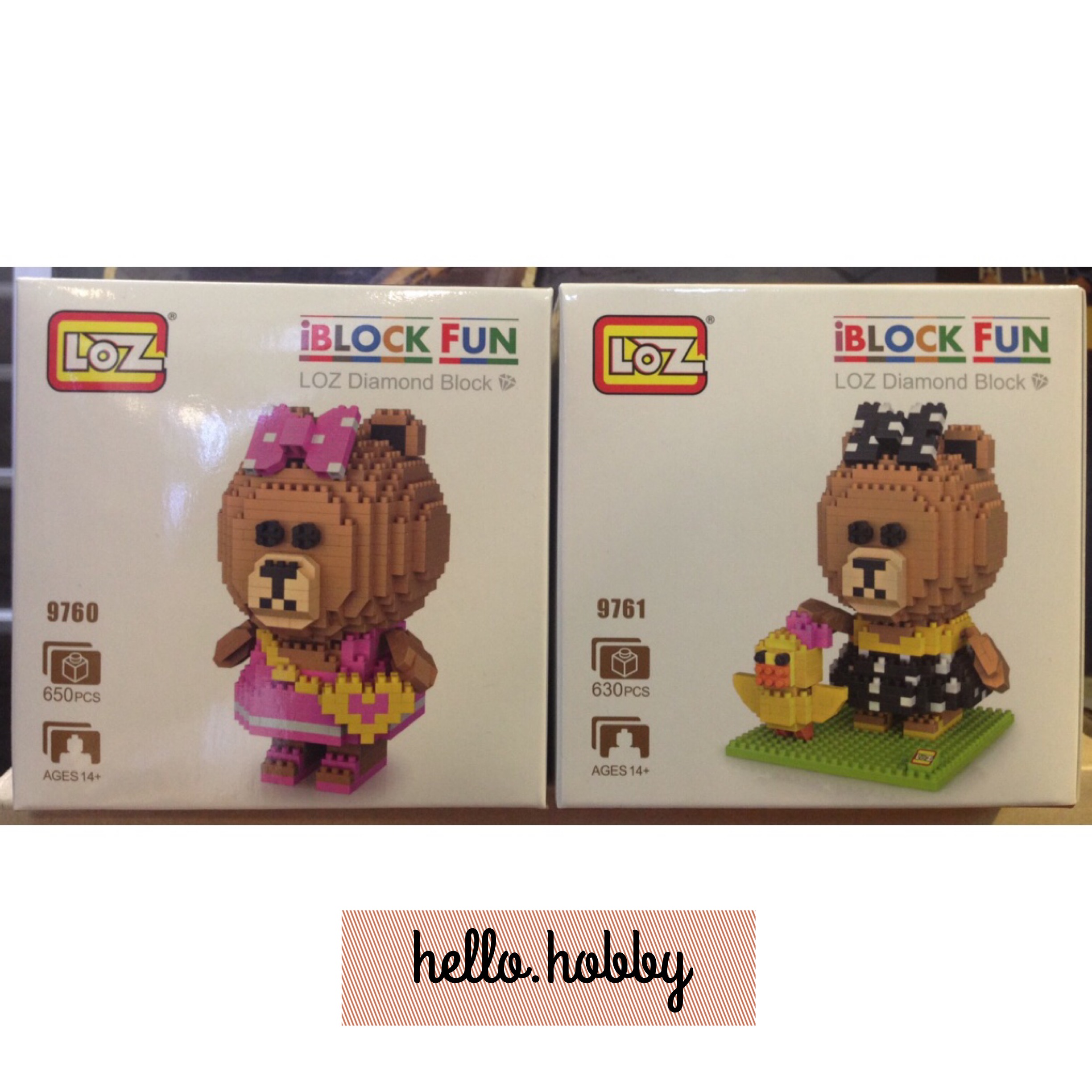 LOZ 9760 Line Town Choco 650pcs