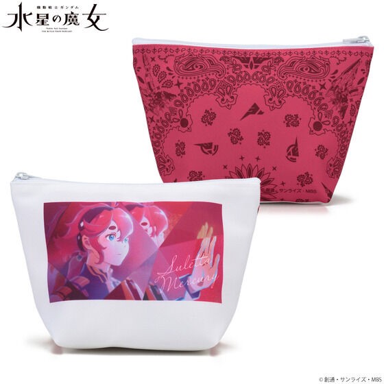 PRE-ORDER : Mobile Suit Gundam The Witch from Mercury Bandana Pattern Series Pouch