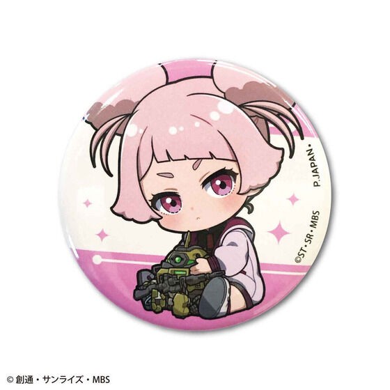 PRE-ORDER : Mobile Suit Gundam The Witch from Mercury Trading Can Badge Gyugyutto