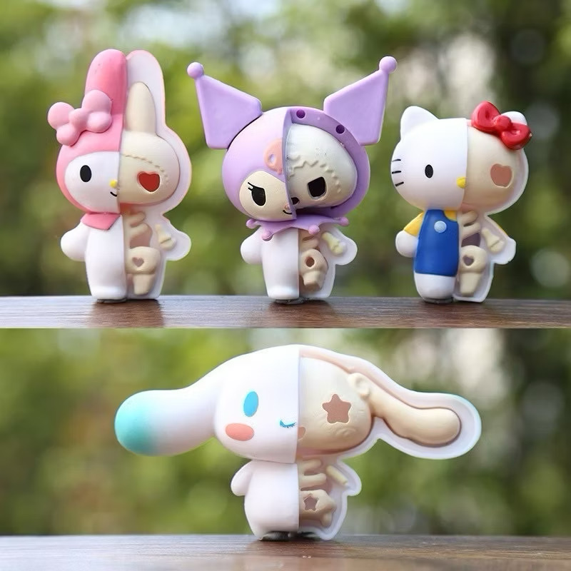 โมเดล Sanrio - Kaitai Fantasy - Sanrio Mix Half-Skeleton