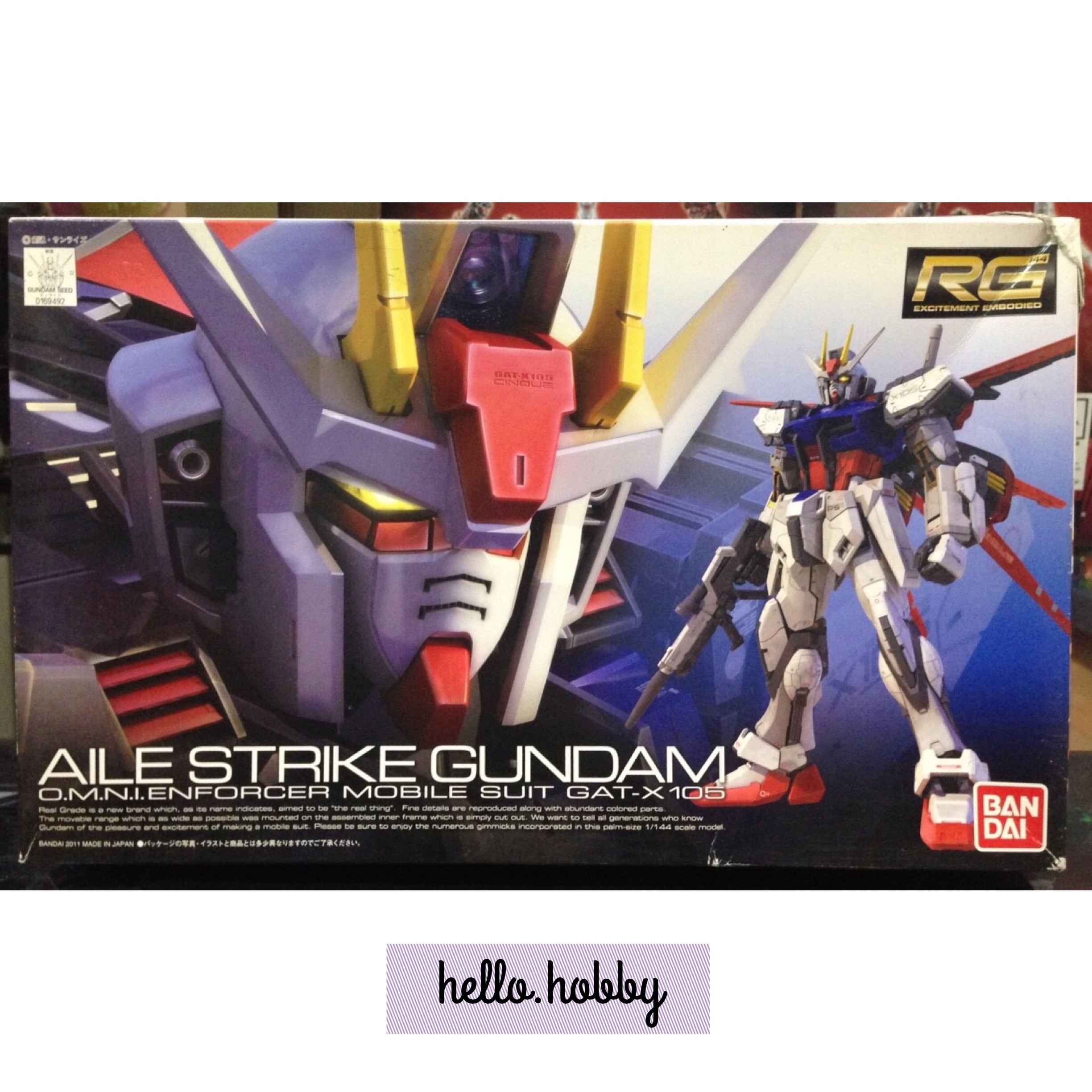 RG 1/144 Aile Strike Gundam by Bandai