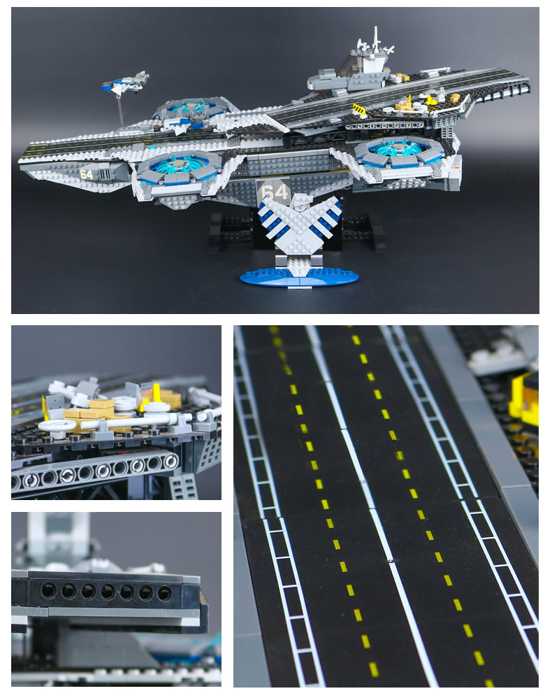 Lepin 07043 The SHIELD Helicarrier 3057pcs