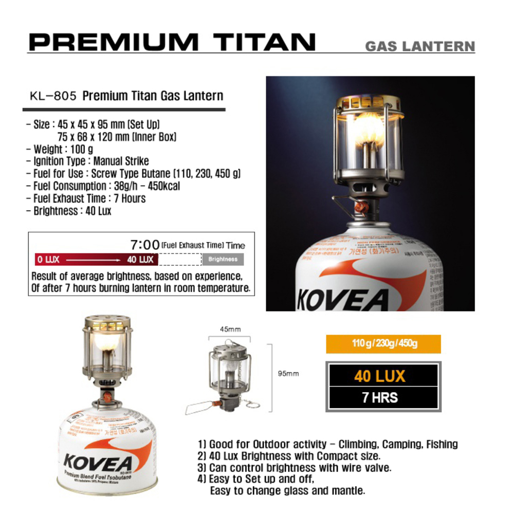 Kovea Premium Titan Lantern
