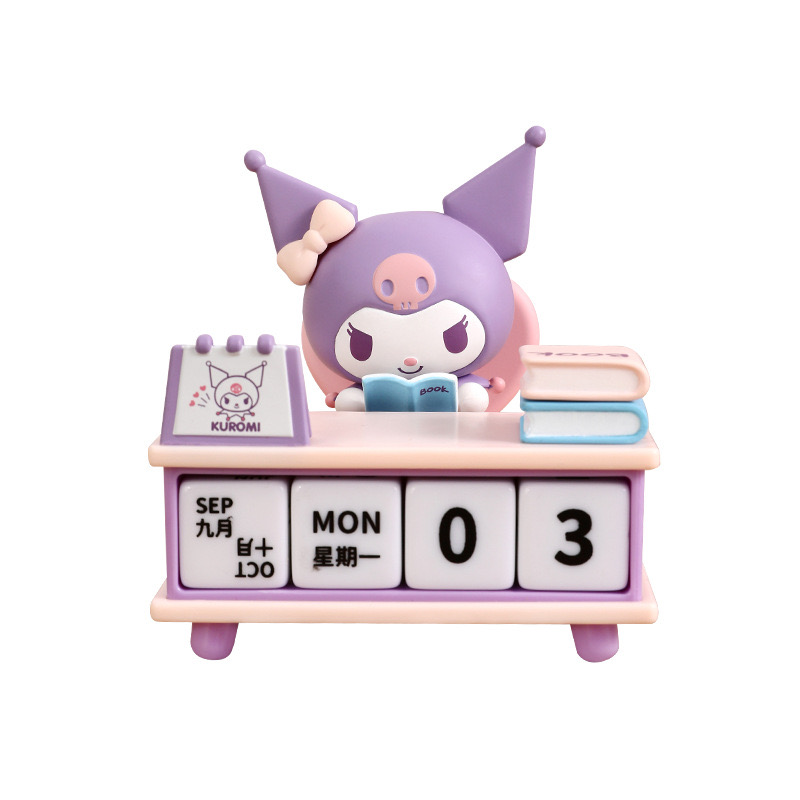 ปฏิทินตั้งโต๊ะ ลิขสิทธิ์แท้ Sanrio Desktop Calendar Kuromi by Langbowang