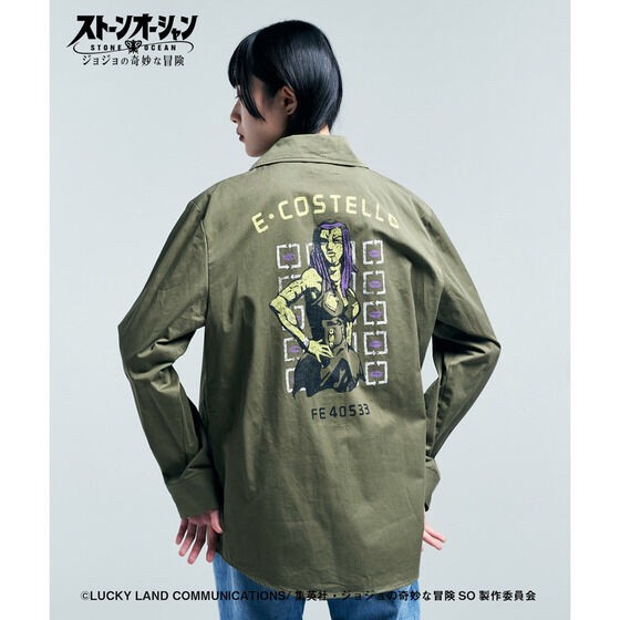 PRE-ORDER : JoJo's Bizarre Adventure: Stone Ocean [glamb] E・Costello shirt