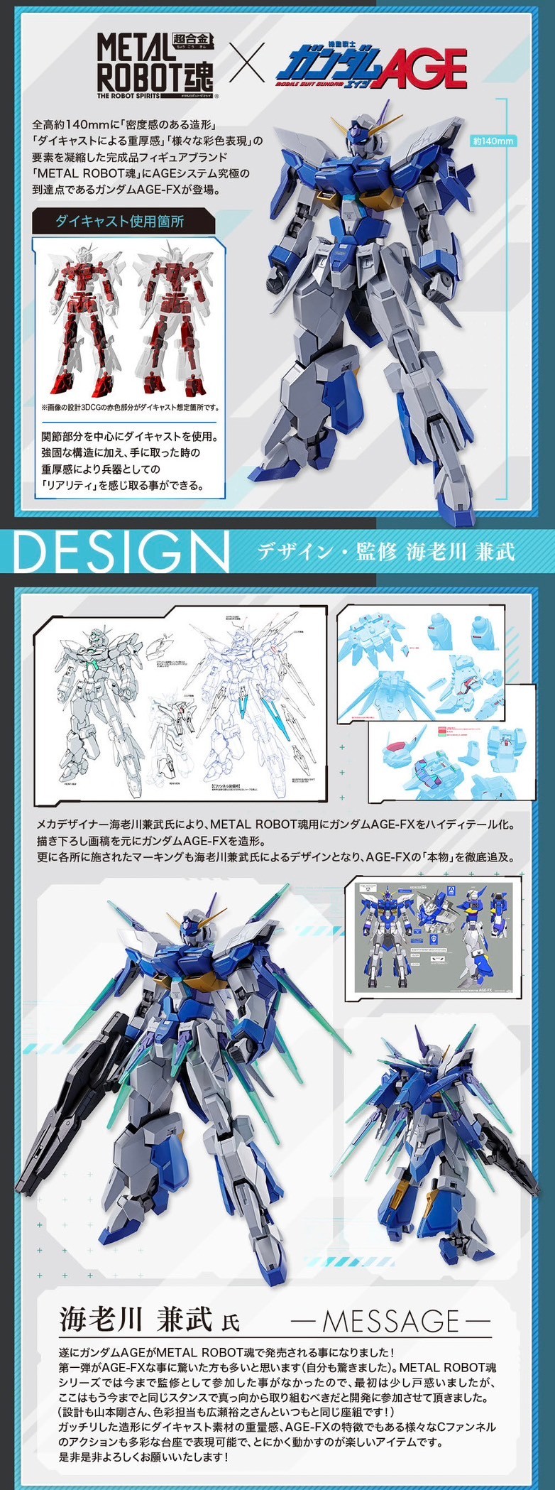 PRE-ORDER : METAL ROBOT SPIRITS <SIDE MS> Gundam AGE-FX