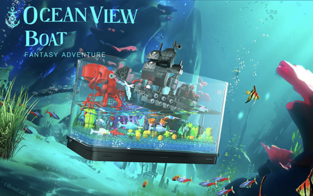 Zhe gao 662009 Pirate of The Caribbean 697pcs (มีไฟ)