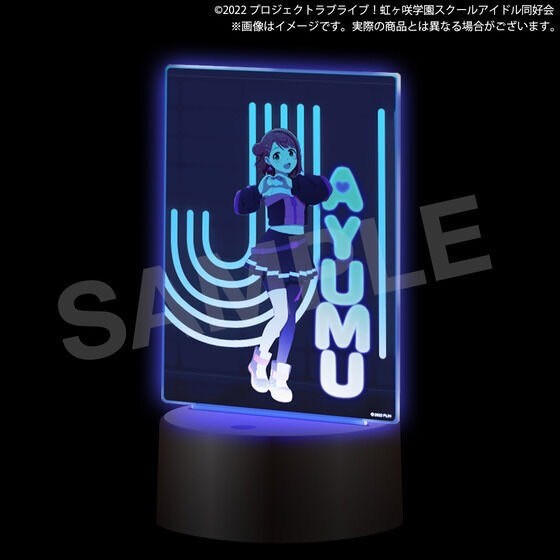 PRE -ORDER : Love Live! Nijigasaki High School Idol Club Purchasing Department LED Big Acrylic Stand Go Our Way! ~3rd grade~ (4 types in total)