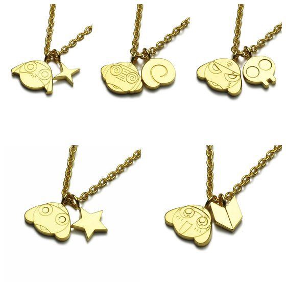 PRE-ORDER : Keroro Gunso x JAM HOME MADE Keroro Platoon Plate Necklace