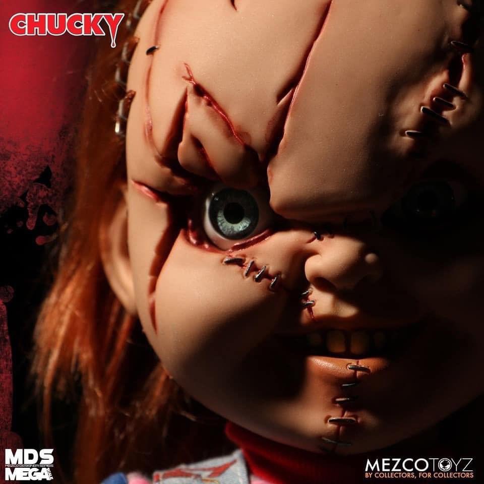 Pre-order : MDS MEGA SCALE Child’s Play: Bride of Chucky Talking Scarred Chucky (Re-issue) by Mezco Toyz