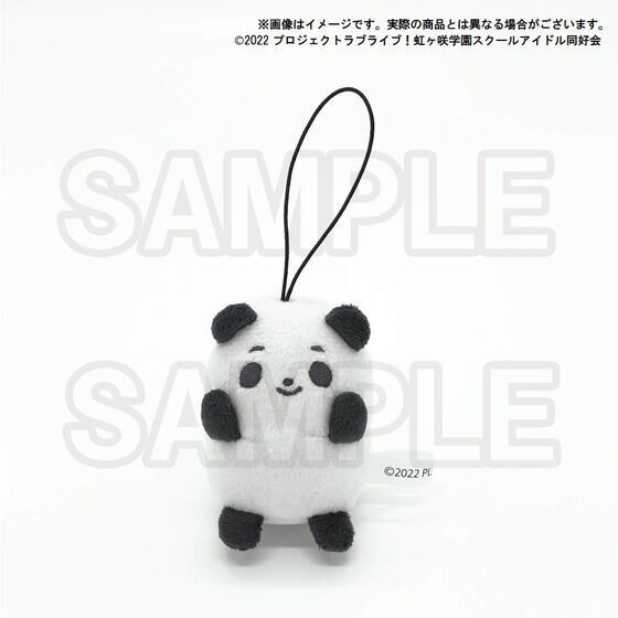 PRE-ORDER : Love Live! Nijigasaki High School Idol Club Purchasing Department Official Matching Item TV Anime 2nd Season # 4 ~Matching Panda Strap & DiverDiva Clear Poster Set~