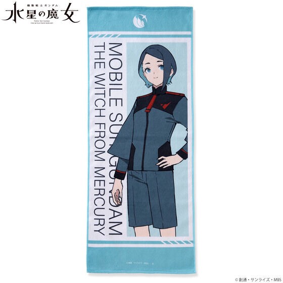 PRE-ORDER : Mobile Suit Gundam The Witch from Mercury Illustration by Mr. Mogumo Face Towel