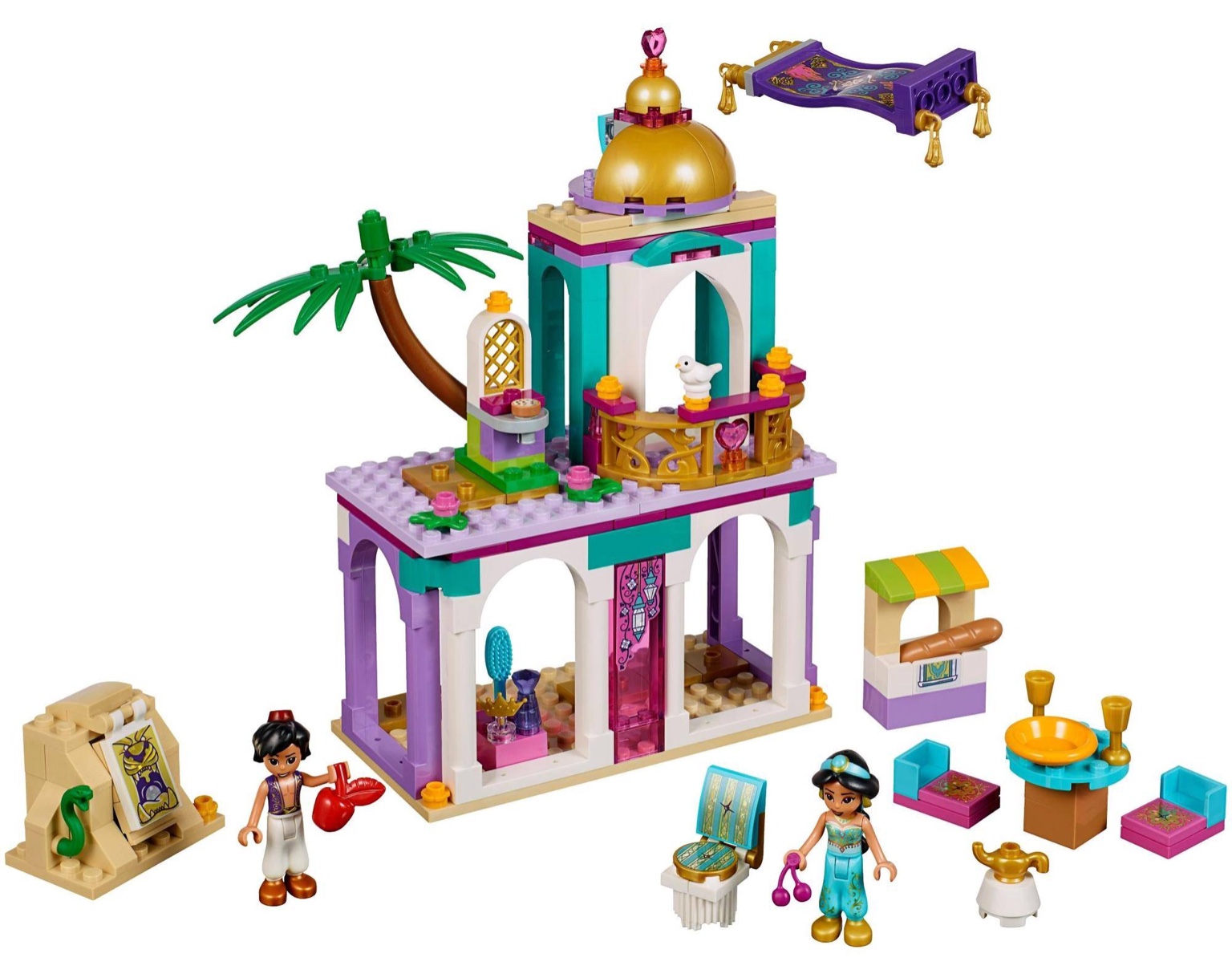 Lele 37104 Aladdin's and Jasmine's Palace Adventures 216pcs