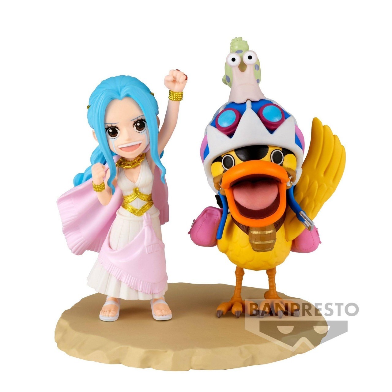 Pre-order : ONE PIECE WORLD COLLECTABLE FIGURE LOG STORIES -NEFELTARI VIVI & KAROO-