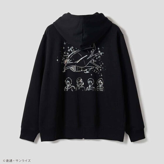 PRE-ORDER : STRICT-G graniph "Mobile Suit Gundam" Hoodie Glowing Universe (Glowing Universe Zip Hoodie)