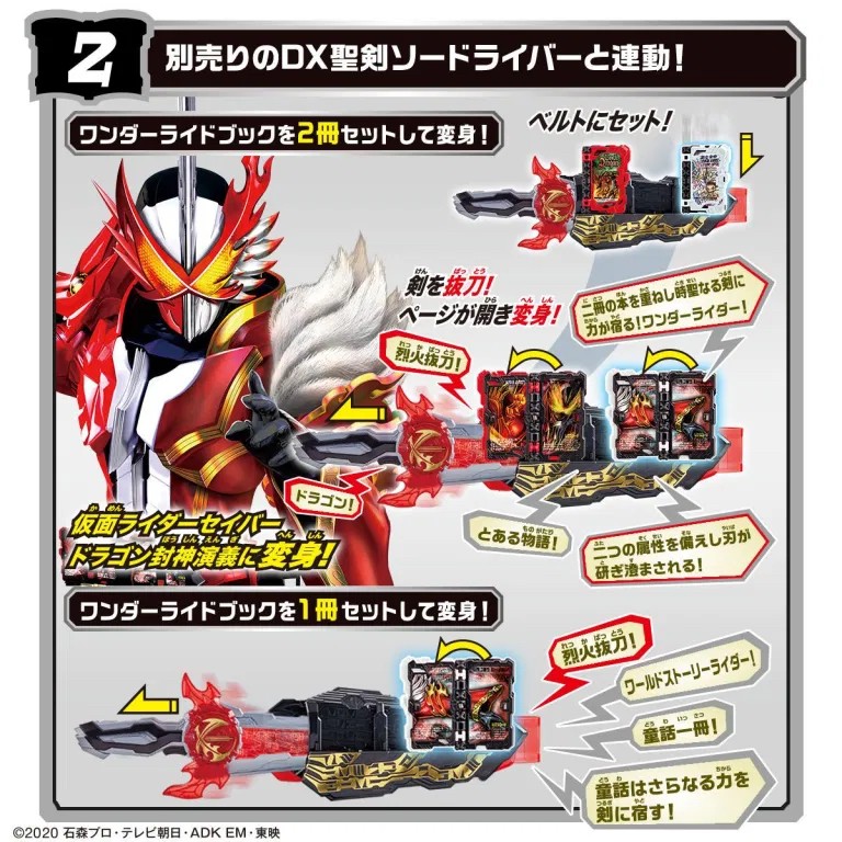 Masked Rider Saber - DX Houshin Kamen Engi Wonder Ride Book (Limited) by Bandai