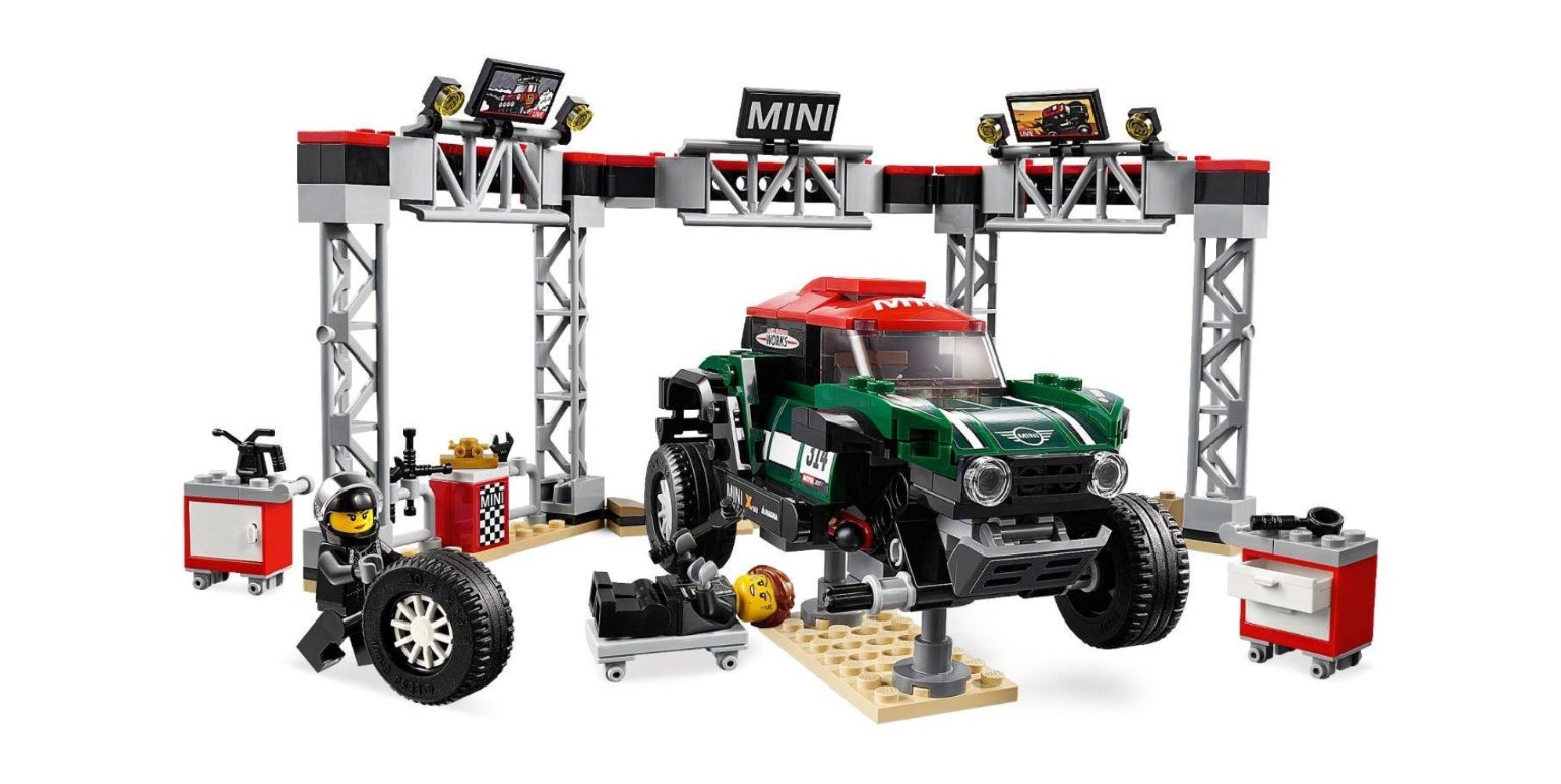 SY 6762 Speed Champions 1967 Mini Cooper S Rally and 2018 MINI John Cooper Works Buggy 481pcs