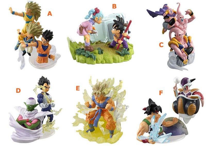 HG Dragon Ball Z Imagination Figure 10 Gashapon by Bandai (Set of 6)