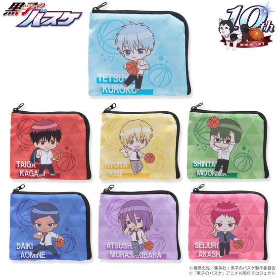 PRE-ORDER : Kuroko's Basketball Coin Case (After School Basketball Ver.) (7 types in total)