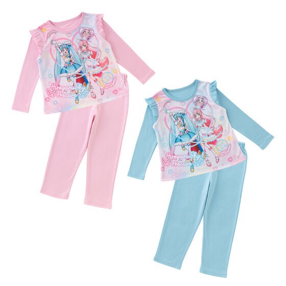 PRE-ORDER : Expanding Sky! Pretty Cure Smooth Realistic Print Pajamas