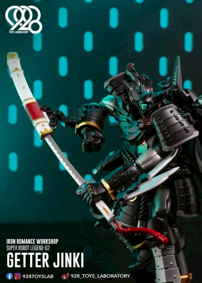 Super Robot Legend - Black Getter JINKI Deformable Movable Figure by Dragon Horse x Iron Romance Workshop