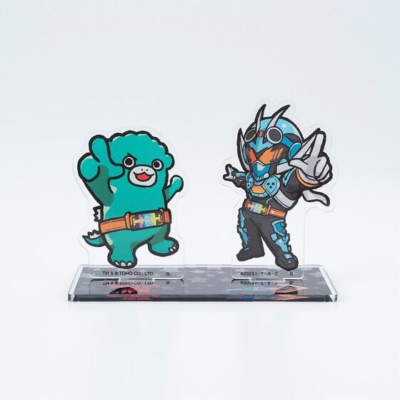 PRE-ORDER : Kamen Rider Gotchard x Chibi Godzilla's Counterattack Acrylic Stand (5 types)