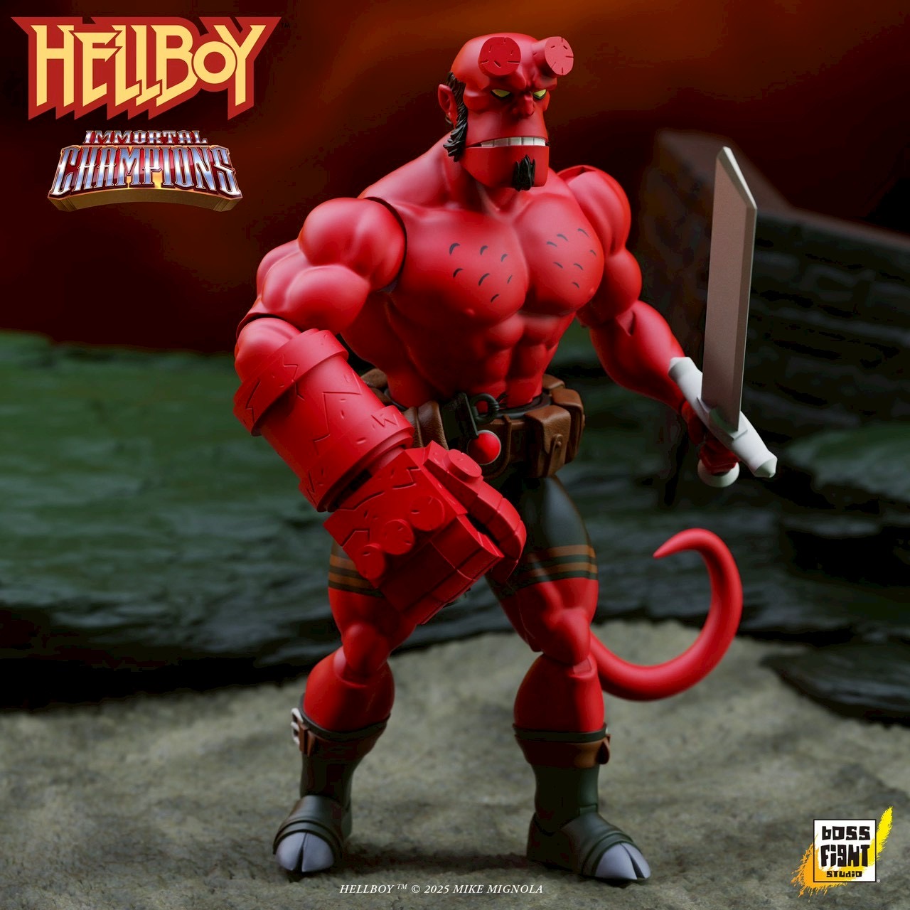 Pre-order : Hellboy Immortal Champions Figure by Boss Fight Studio