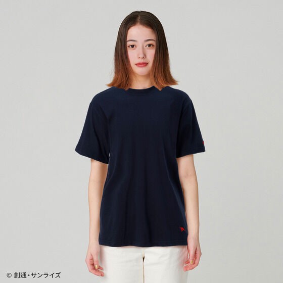 PRE-ORDER : Mobile Suit Gundam Mark Basic Line Embroidery T-shirt