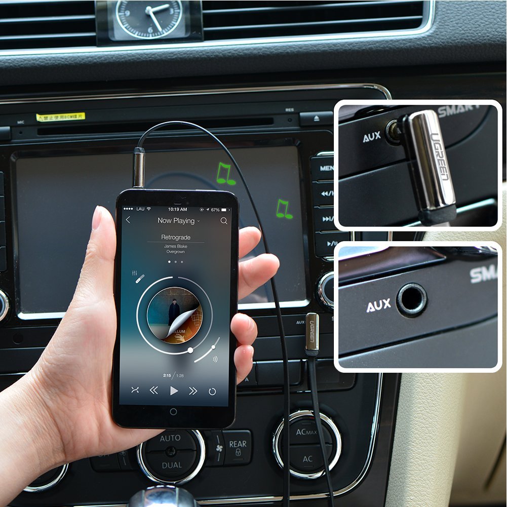 ugreen สาย aux คุณภาพดีสีดำ ความยาว 50,100,150ซม.