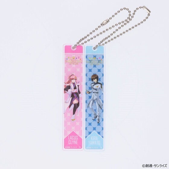 PRE-ORDER : Mobile Suit Gundam SEED Series Grand Prix 2024 Room Key Style Acrylic Charm (2 types in total)