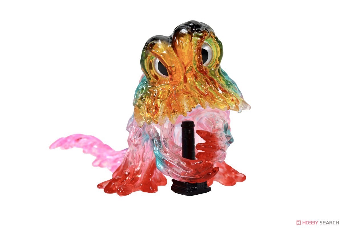 Godzilla - CCP Middle Size Series Godzilla EX Vol.4 Chimney Hedora Psychedelic Color Clear Ver. Soft Vinyl by CCP (Lot JP)