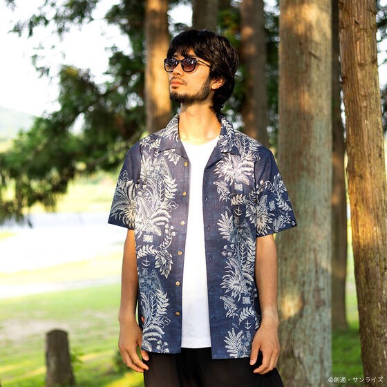 PRE-ORDER : STRICT-G PAIKAJI "Mobile Suit Gundam Cucuruz Doan's Island" Aloha Shirt