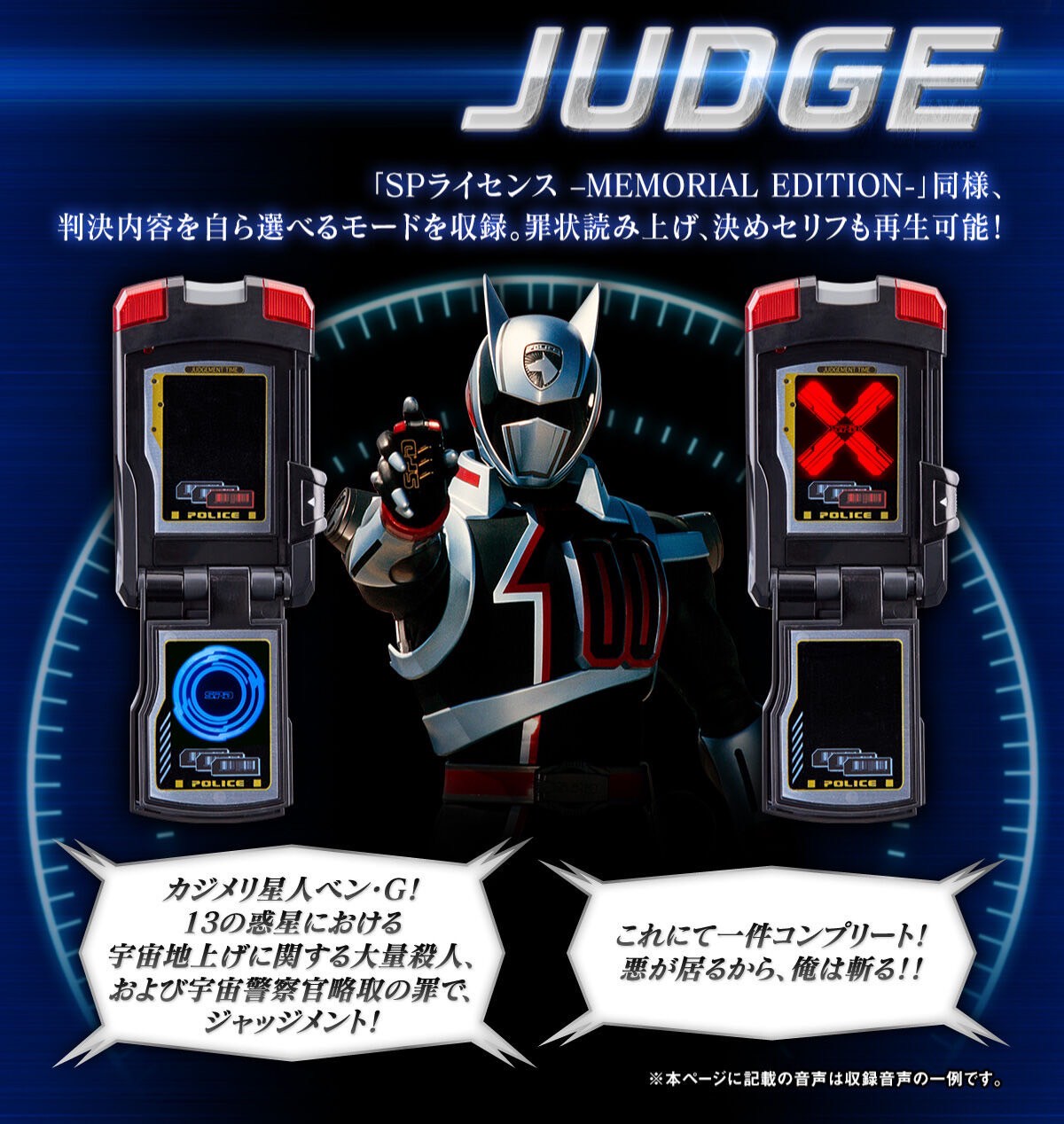 ของเล่นเซ็นไต Tokusou Sentai Dekaranger - Master Licence by Premium Bandai (Limited มีกล่องน้ำตาล)