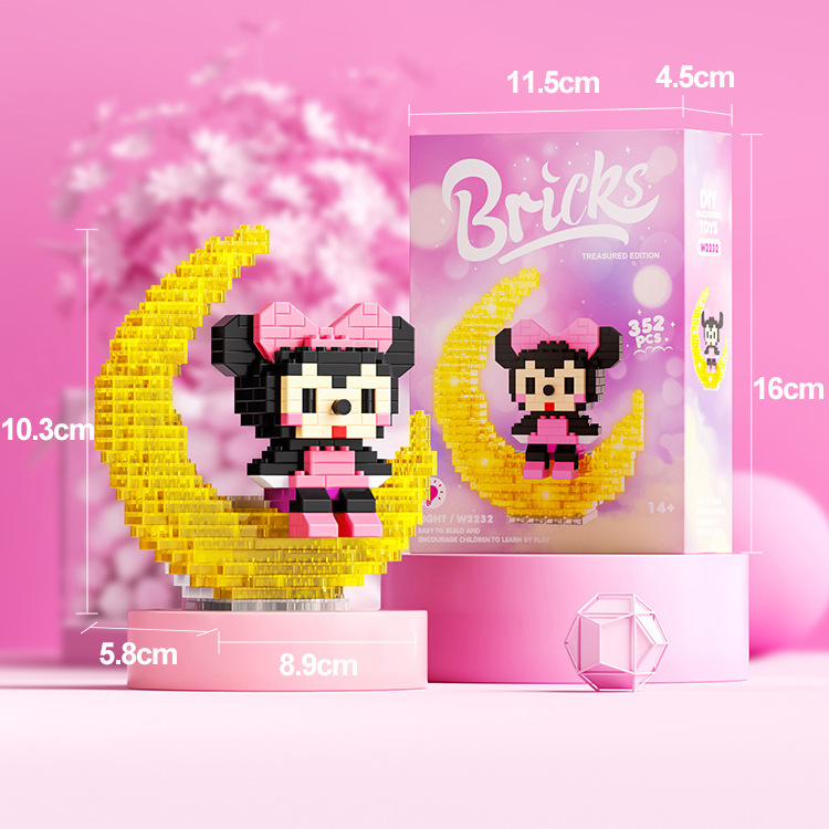 Lele Brother W 2231 - 2243 Disney & Sanrio On The Moon