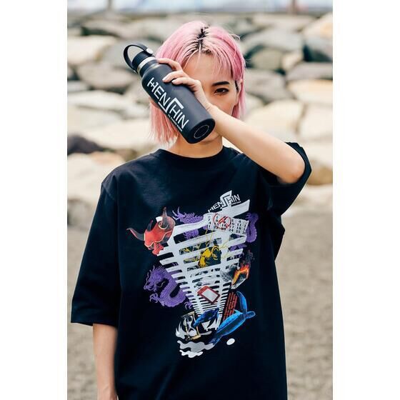 PRE-ORDER : Design T-shirt -COLLAGE- Kamen Rider Den-O | HENSHIN by KAMEN RIDER