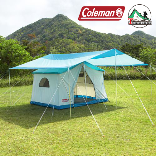 COLEMAN JAPAN Square Tarp Turquoise