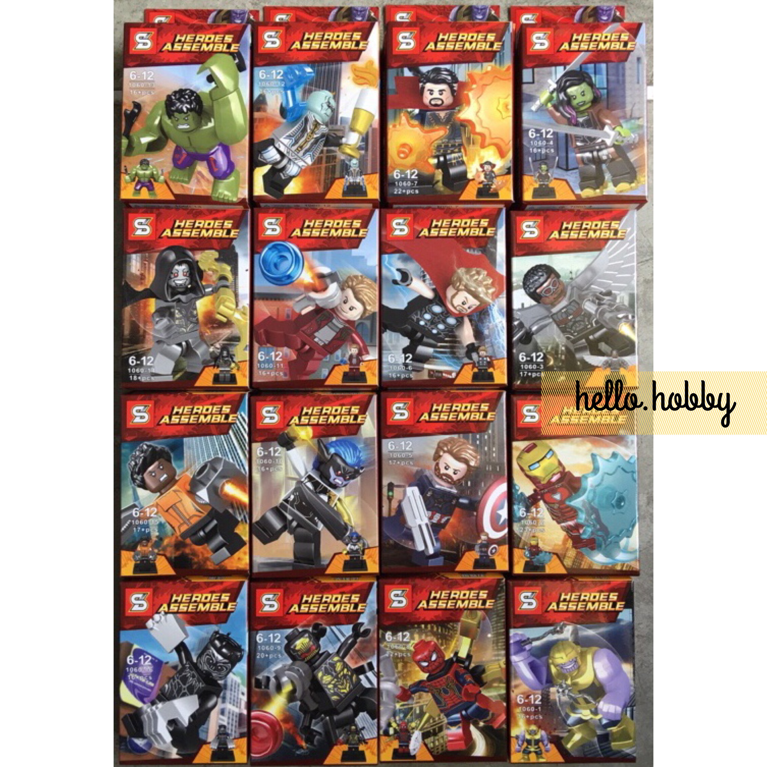 SY 1060 1-16 Super Heroes