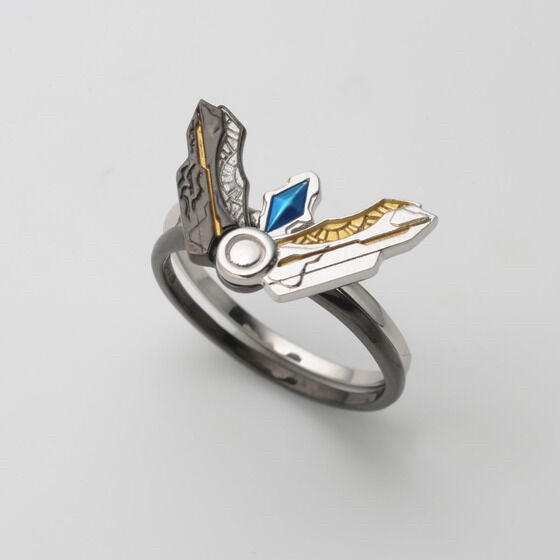 PRE-ORDER : Ultraman Trigger Guts Sparklence & Black Sparklence Silver925 Ring Set