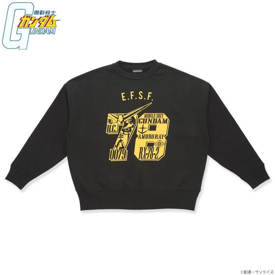 PRE-ORDER : Mobile Suit Gundam Number Design Big Silhouette Sweat