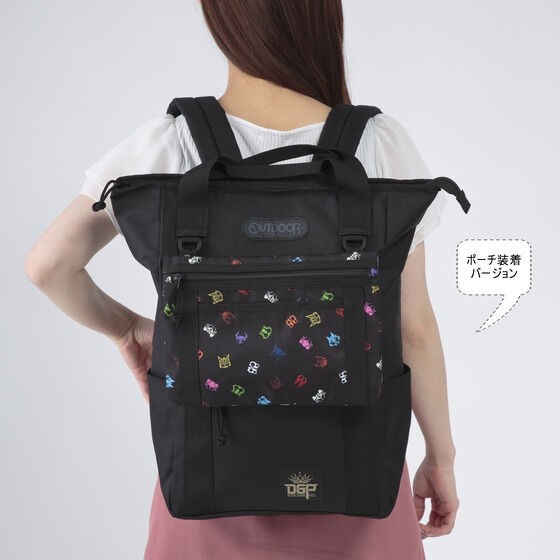 PRE-ORDER : Kamen Rider Geats OUTDOOR PRODUCTS BLACK LABEL Tote Rucksack (with Pouch)