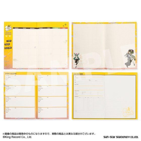 PRE-ORDER : Hypnosis mic - Division Rap Battle - Division Schedule Notes (4 types in total)