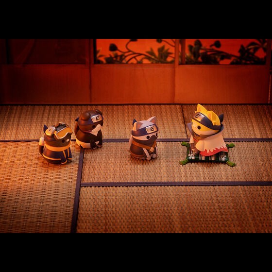 PRE-ORDER : NARUTO Shippuden Nyaruto! It's A Little Old-fashioned Konoha Hidden Village! [BOX Set with Mini Cushion Mascot]