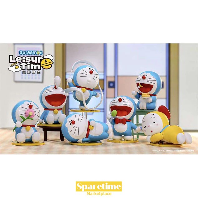 Doraemon Leisure Time by 52Toys (Set of 6+1secret)