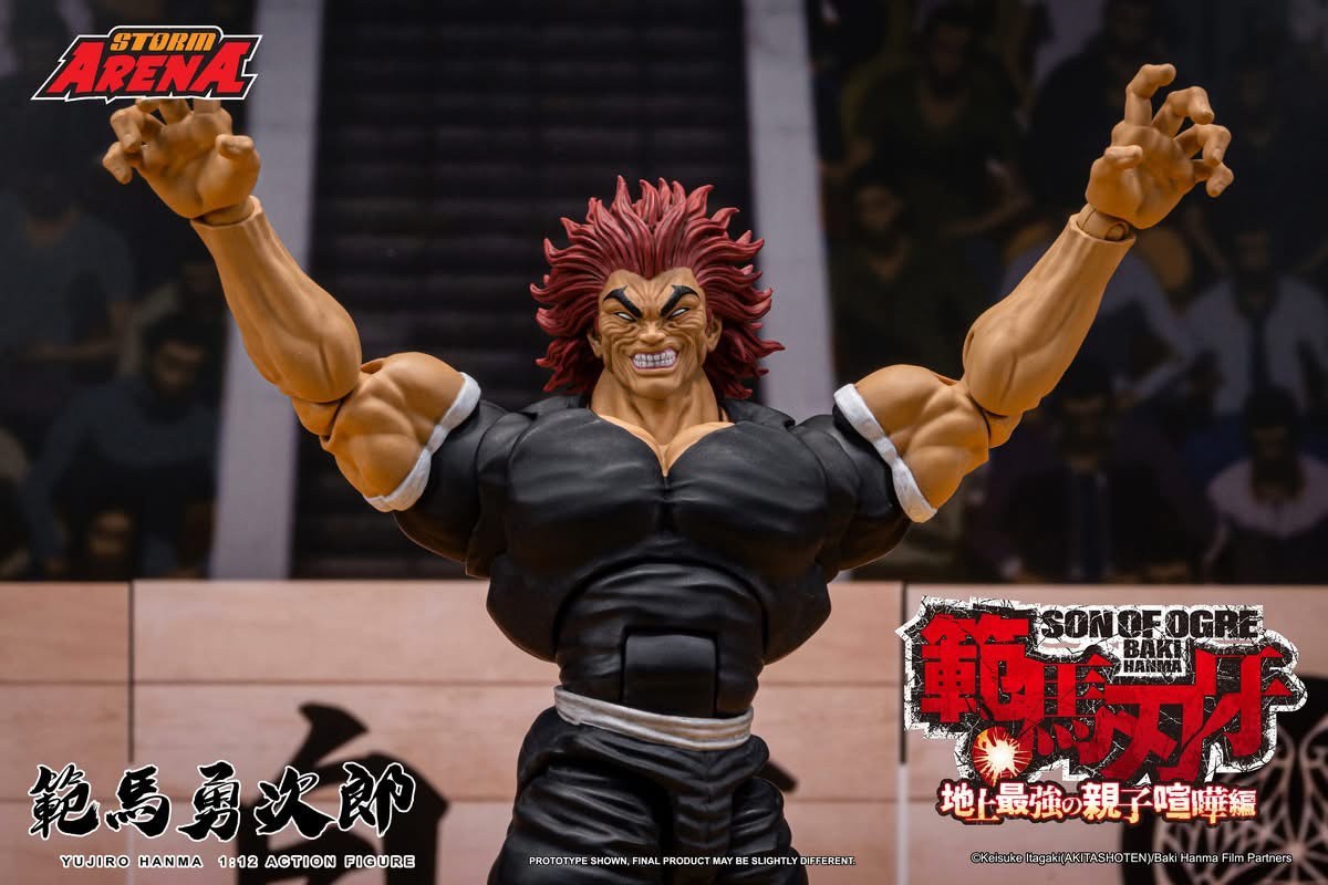 Pre-order : STORM ARENA Baki Hanma: Son of Ogre Yujiro Hanma 1/12 Scale Action Figure by Storm Collectibles