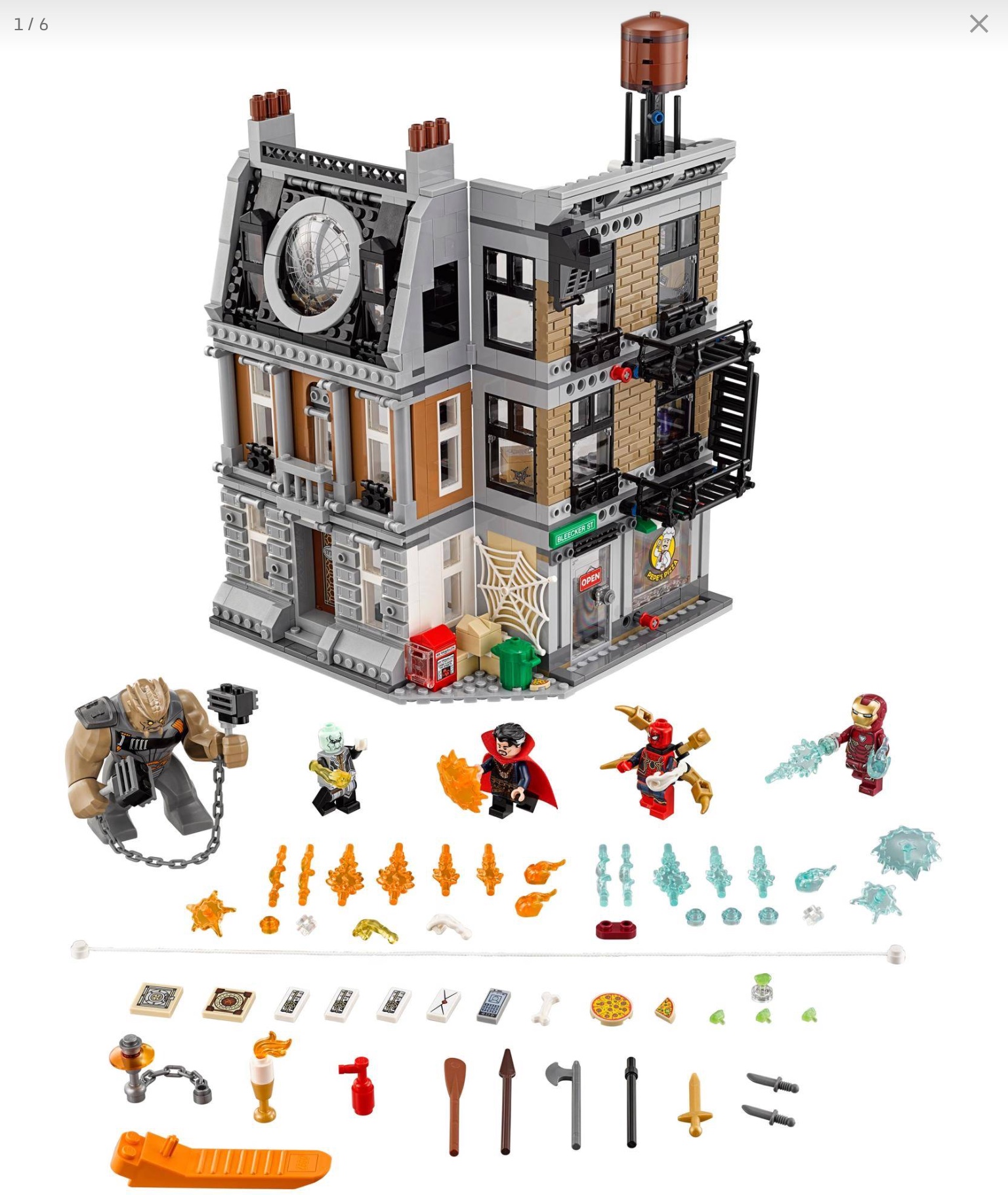 Lepin 07107 Sanctum Sanctorum Showdown 1125pcs