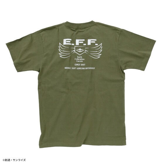 PRE-ORDER : STRICT-G.ARMS "Mobile Suit Gundam: Hathaway's Flash" Short Sleeve T-shirt E.F.F.