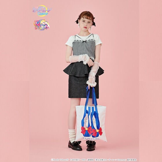 PRE-ORDER : Movie version "Sailor Moon Cosmos" x RoseMarie seoir Reversible Etude Ballet Bag