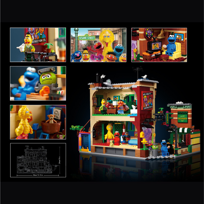 99908 Sesame Street 1440pcs