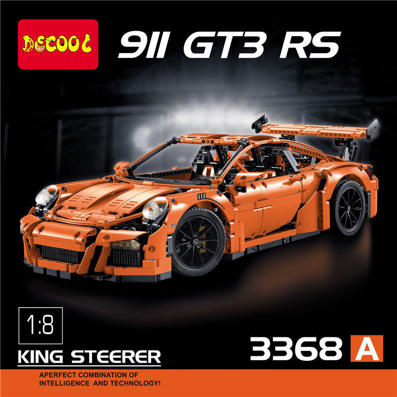 DECOOL 3368A Technic Porsche 911 GT3 RS 2728pcs